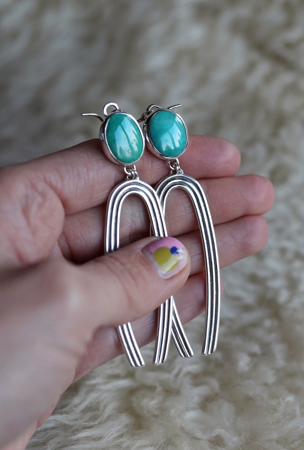 Rainbow Earrings #181