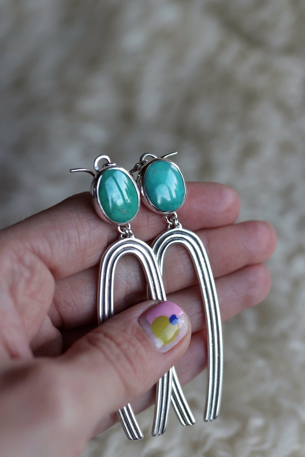 Rainbow Earrings #181