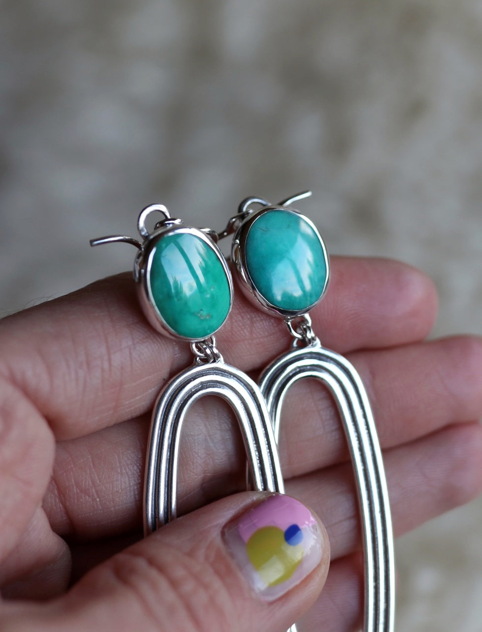 Rainbow Earrings #181