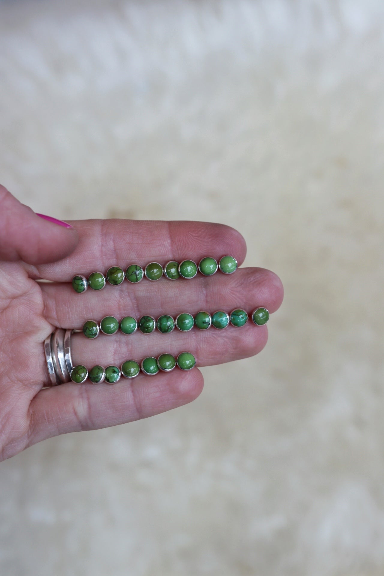 Tiny Sonoran Gold Studs