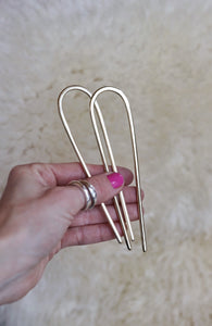 French Hair Pin- Brass