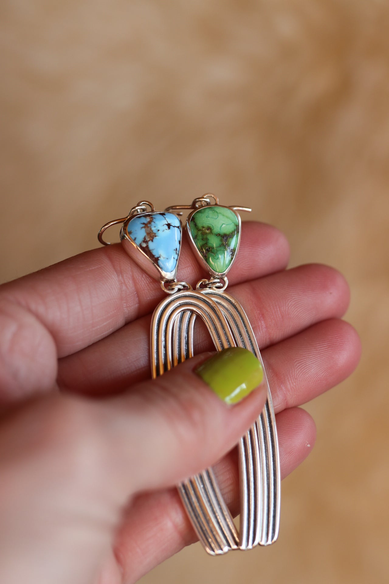 Rainbow Earrings #189