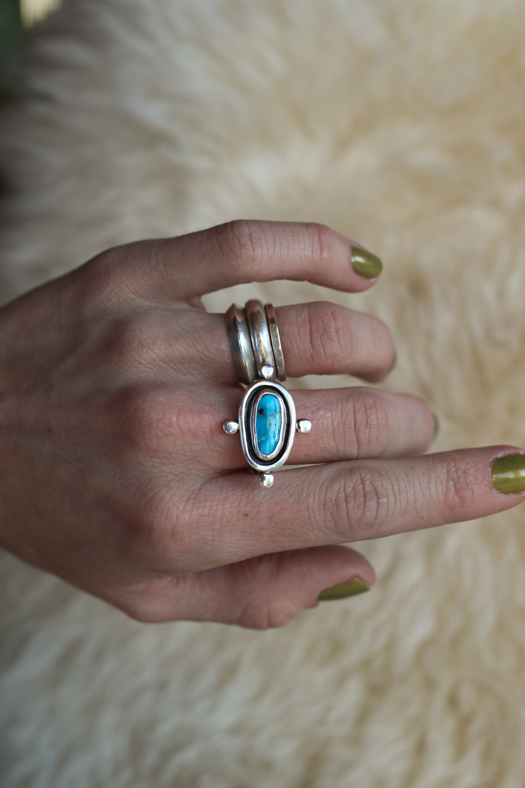 Compass Ring #12 Size 5.25