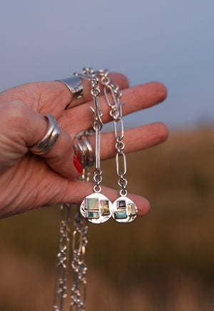 Handmade Paperclip Chain + Coin Necklace #1