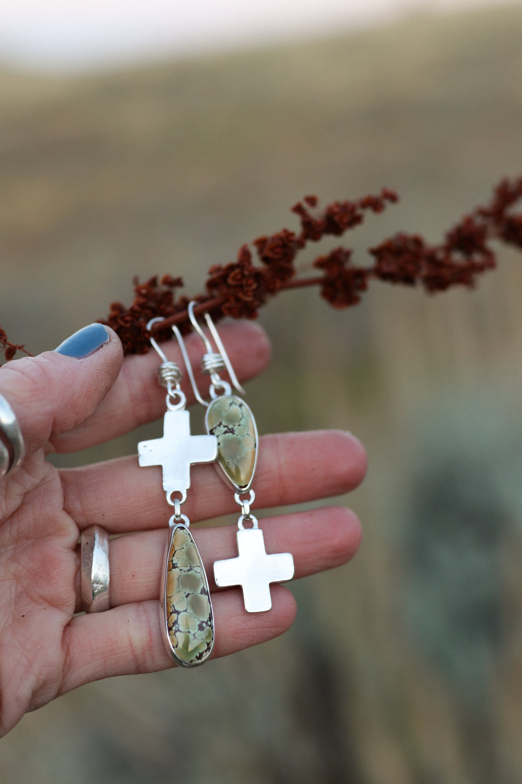 Alpine A-Symmetrical Drop Earrings #1
