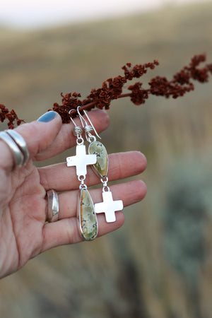 Alpine A-Symmetrical Drop Earrings #1