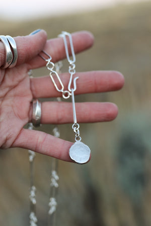 Handmade Paperclip Chain + Coin Necklace #2