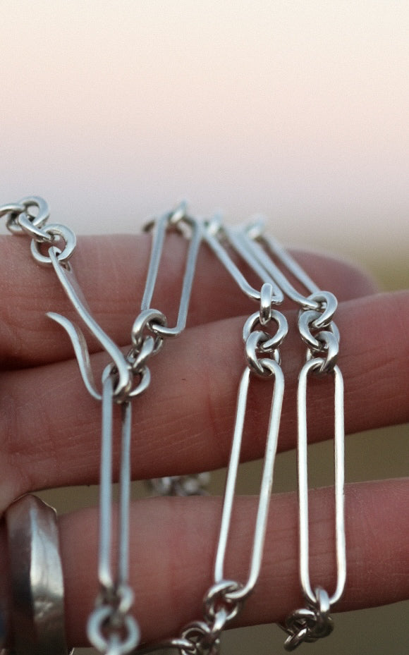 Handmade Paperclip Chain + Coin Necklace #2