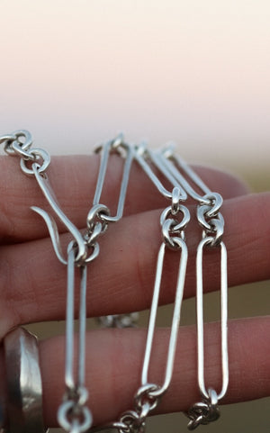 Handmade Paperclip Chain + Coin Necklace #2