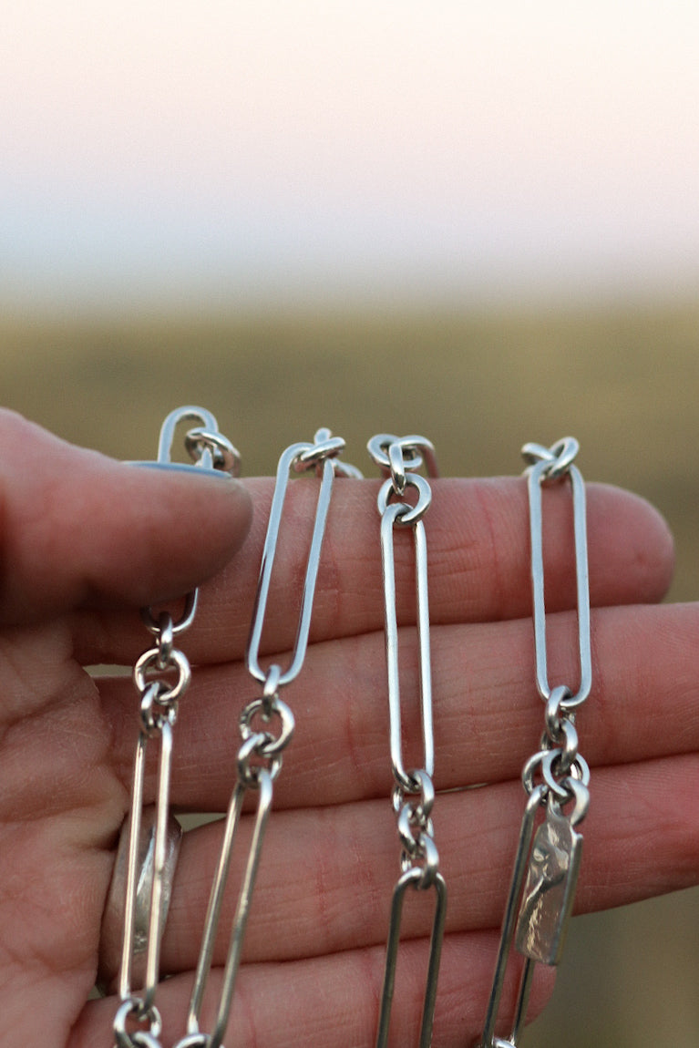 Handmade Paperclip Chain + Coin Necklace #2