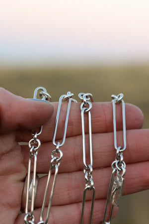 Handmade Paperclip Chain + Coin Necklace #2