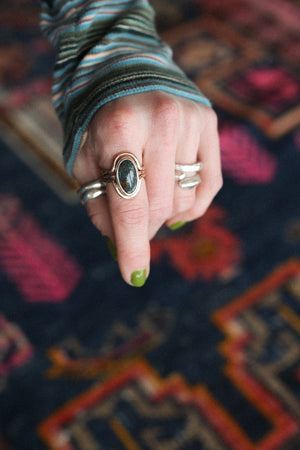 Mixed Metal Ring Set #4- Size 5.25