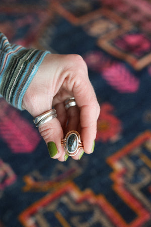 Mixed Metal Ring Set #4- Size 5.25