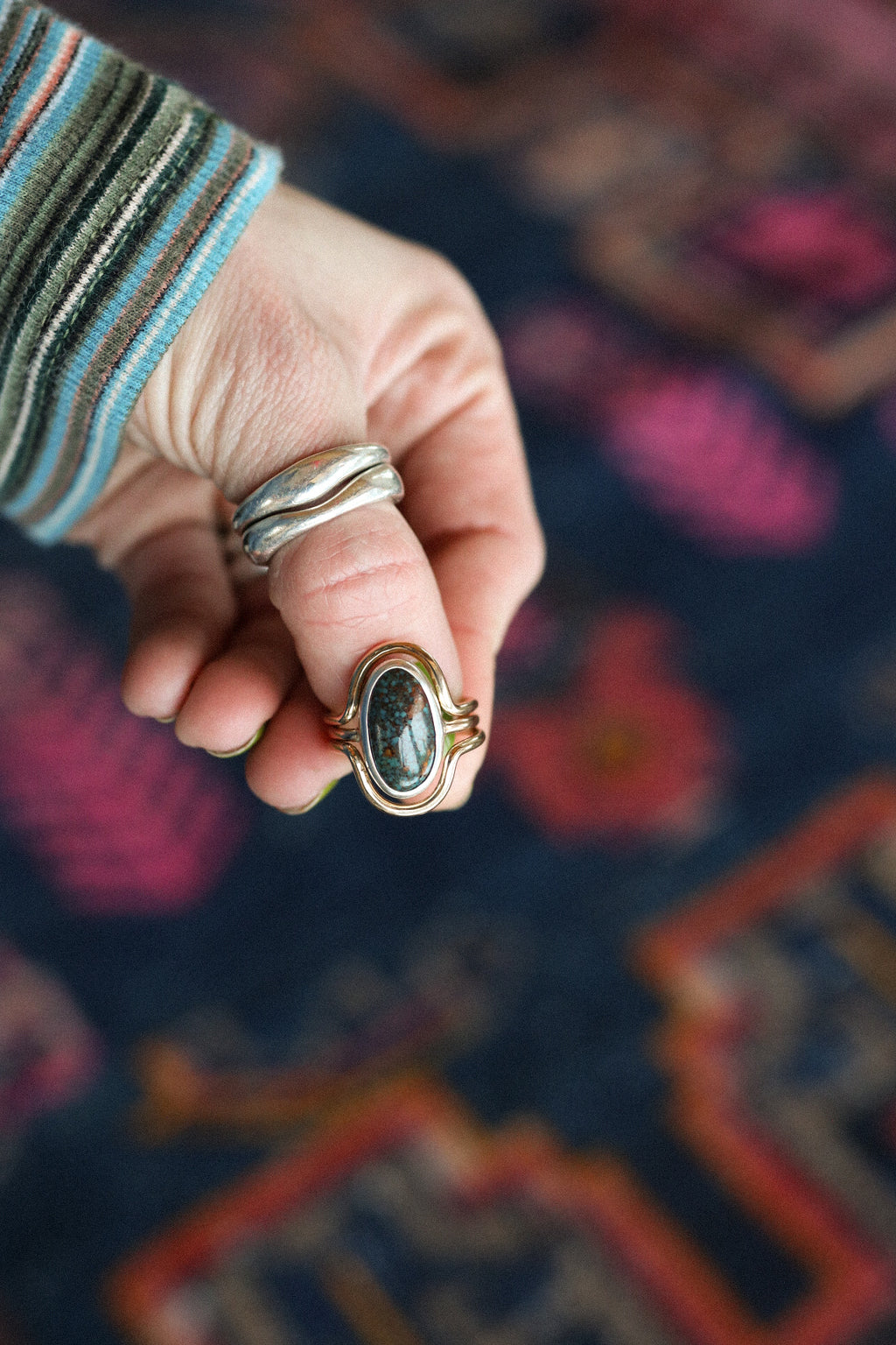 Mixed Metal Ring Set #4- Size 5.25