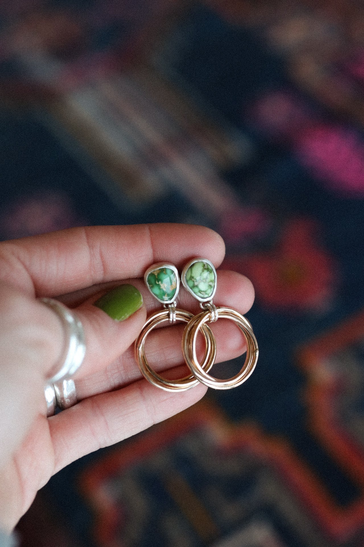Mixed Metal Serenity Hoops #3