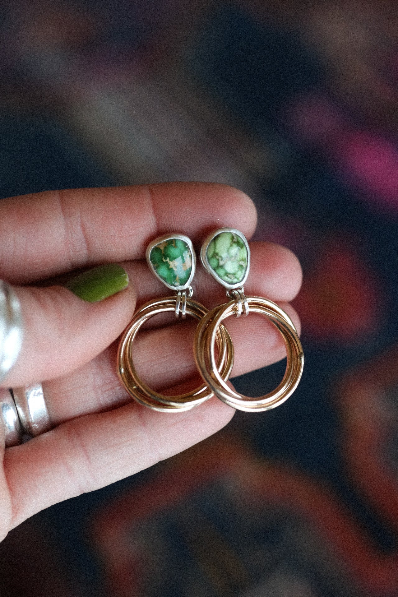 Mixed Metal Serenity Hoops #3