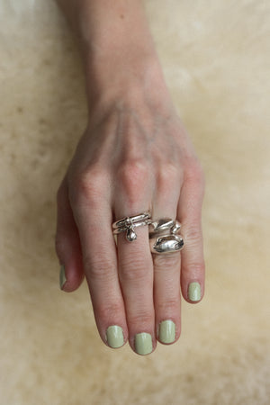 Droplet Ring Set #1 - Size 7