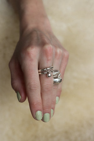Droplet Ring Set #1 - Size 7
