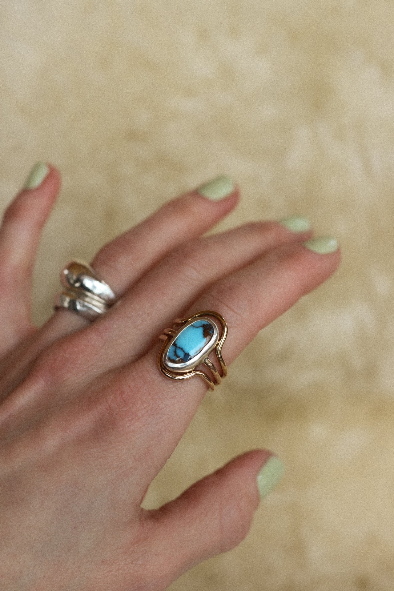 Mixed Metal Ring Set #1 - Size 6.5