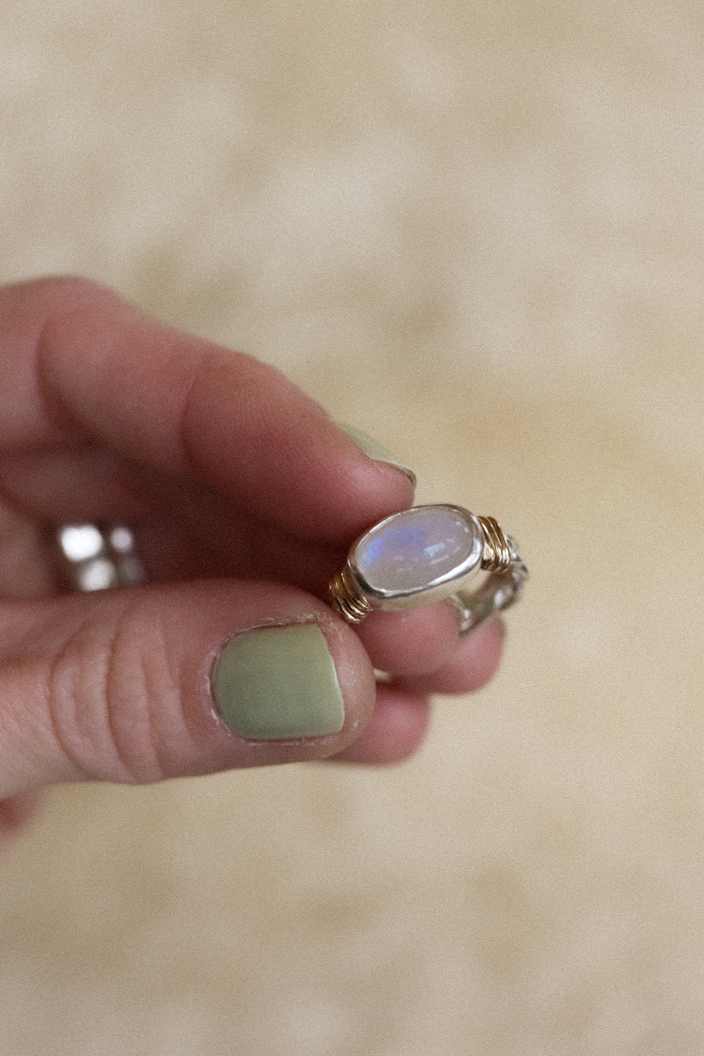 Mixed Metal Braided Ring #3 - Size 7
