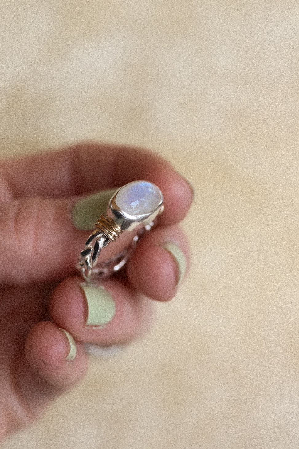 Mixed Metal Braided Ring #3 - Size 7