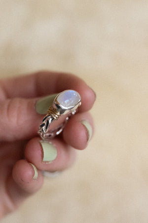 Mixed Metal Braided Ring #3 - Size 7