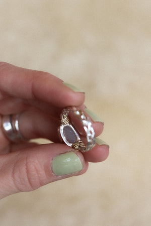 Mixed Metal Braided Ring #3 - Size 7