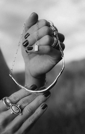 Sterling Bar Necklace