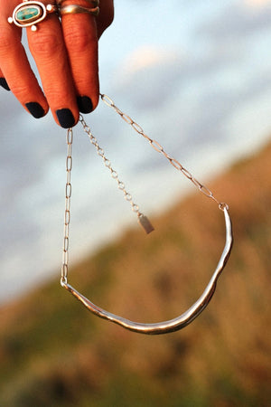 Sterling Bar Necklace