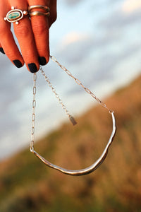 Sterling Bar Necklace