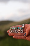 Mini Serenity Hoops. Pair D. Made to Order