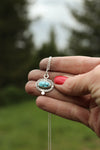 Turquoise Dot Necklace #2