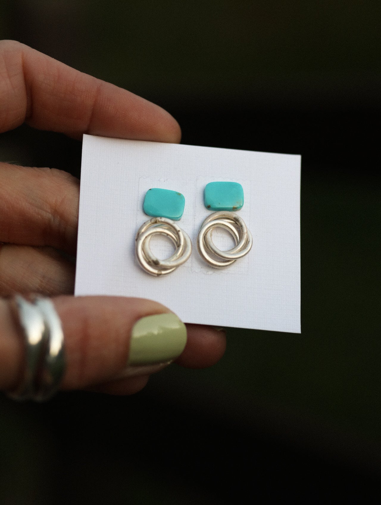 Mini Serenity Hoops. Pair D. Made to Order
