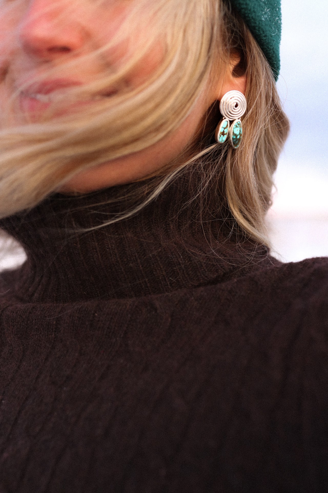 Spiral Drop Earrings