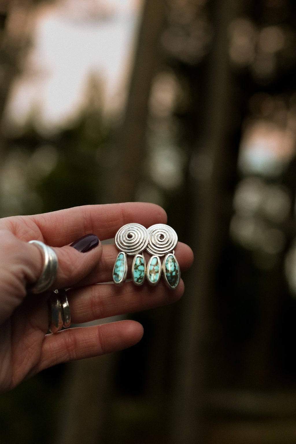 Spiral Drop Earrings