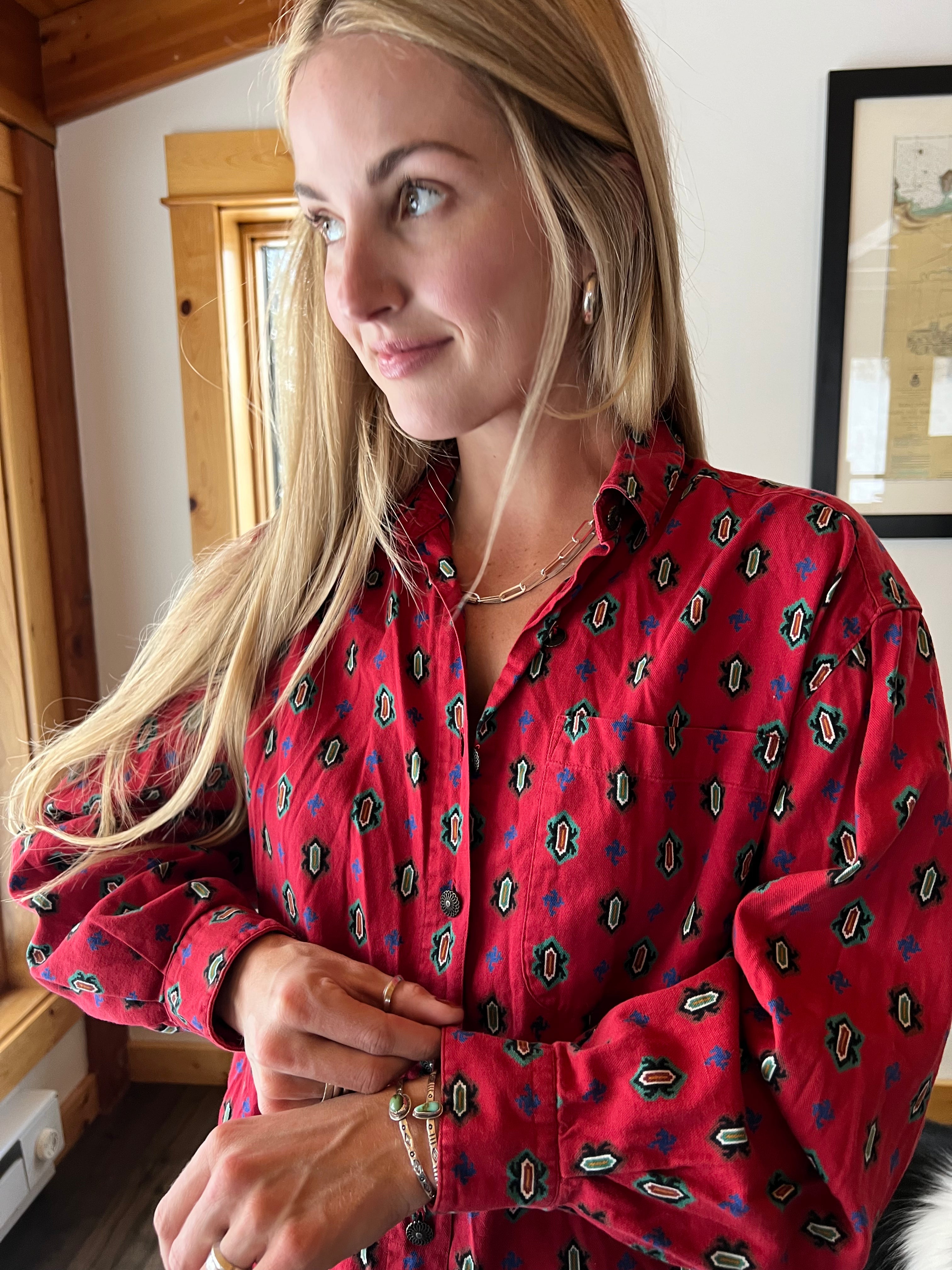 7: Vintage Eddie Bauer Button Up