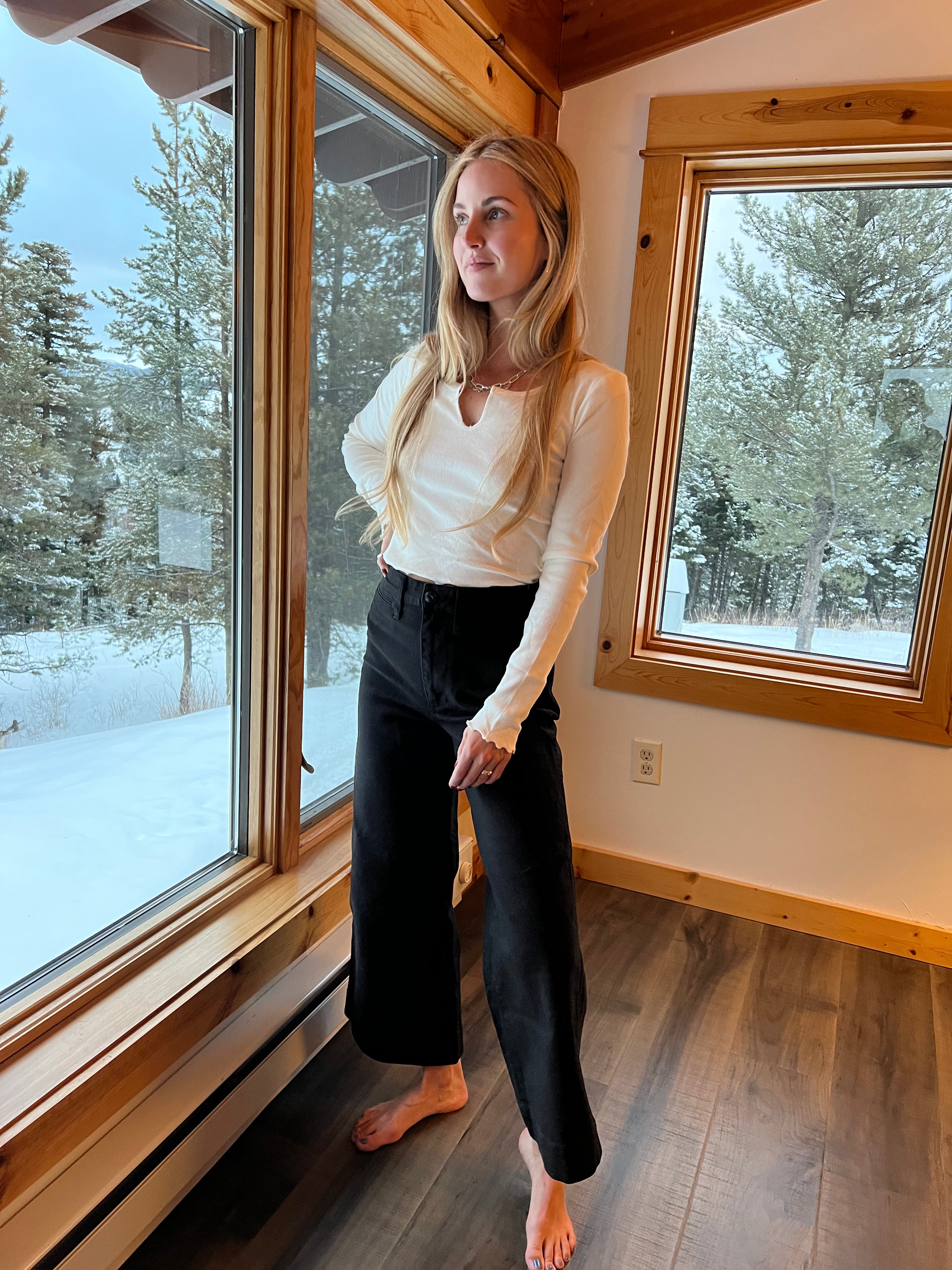 23: Madewell Wide Leg Crop