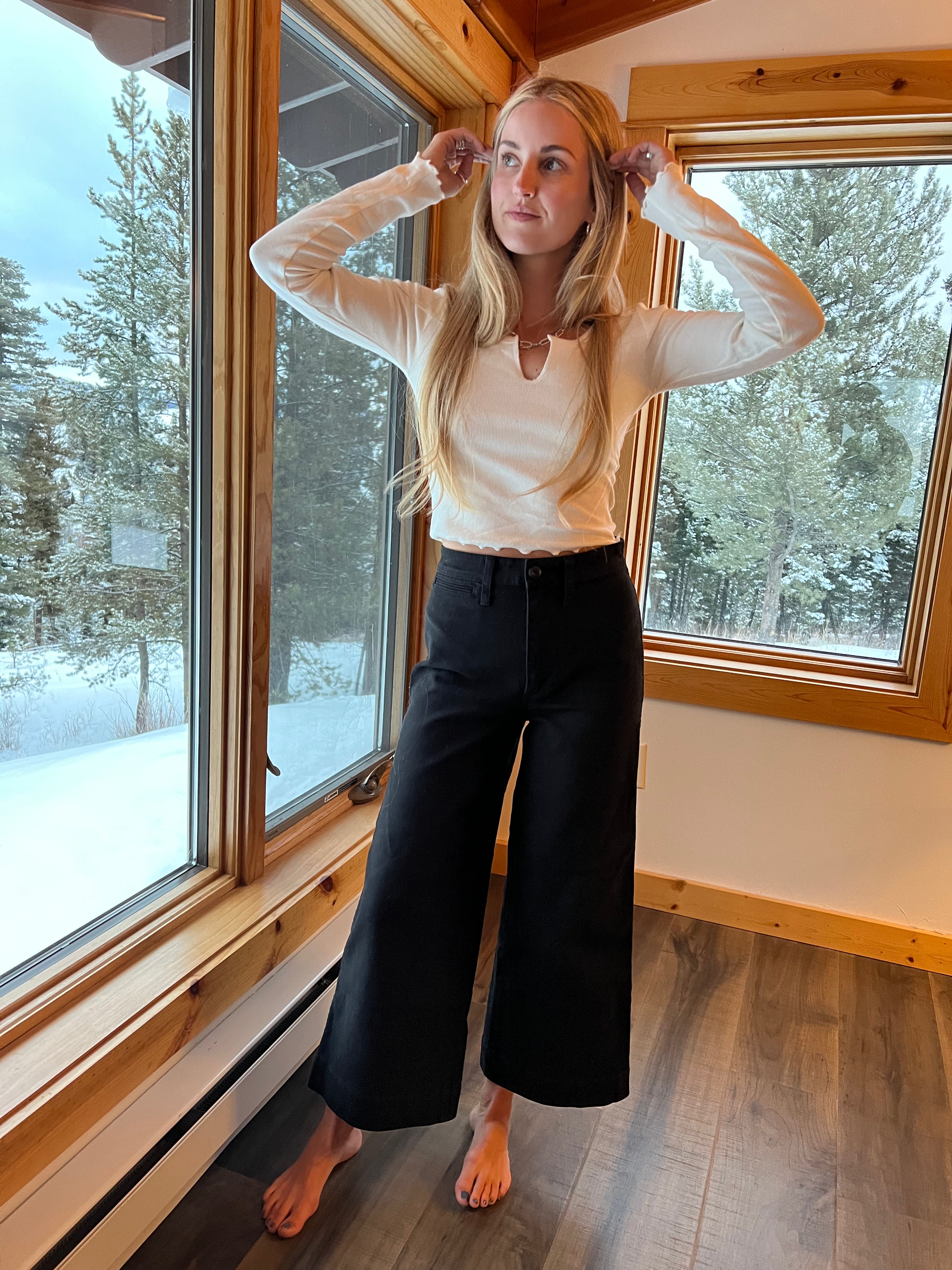 23: Madewell Wide Leg Crop