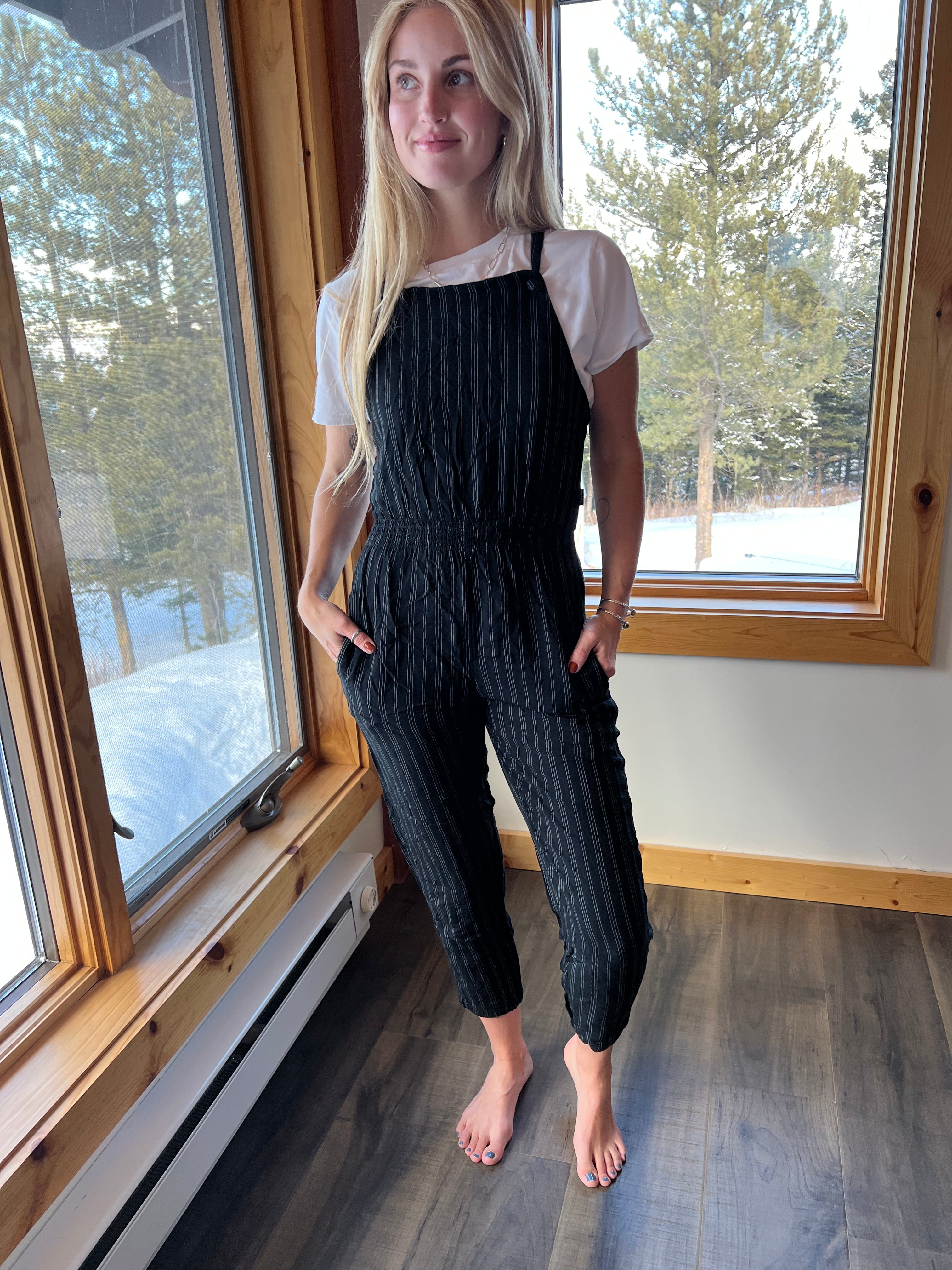 42: RVCA Striped Onesie