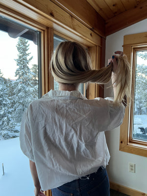 60: Vintage White Blouse