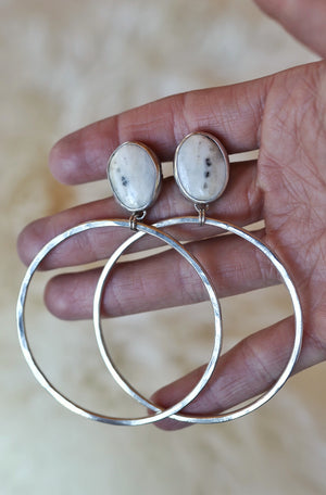 Turquoise Hoops #67