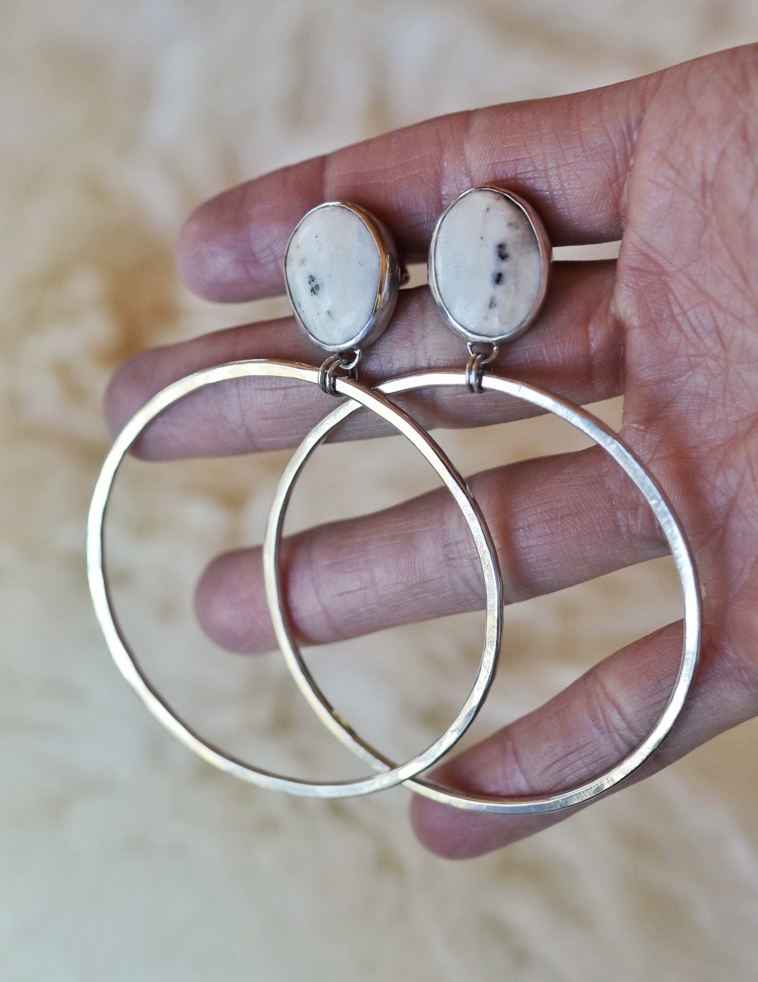 Turquoise Hoops #67