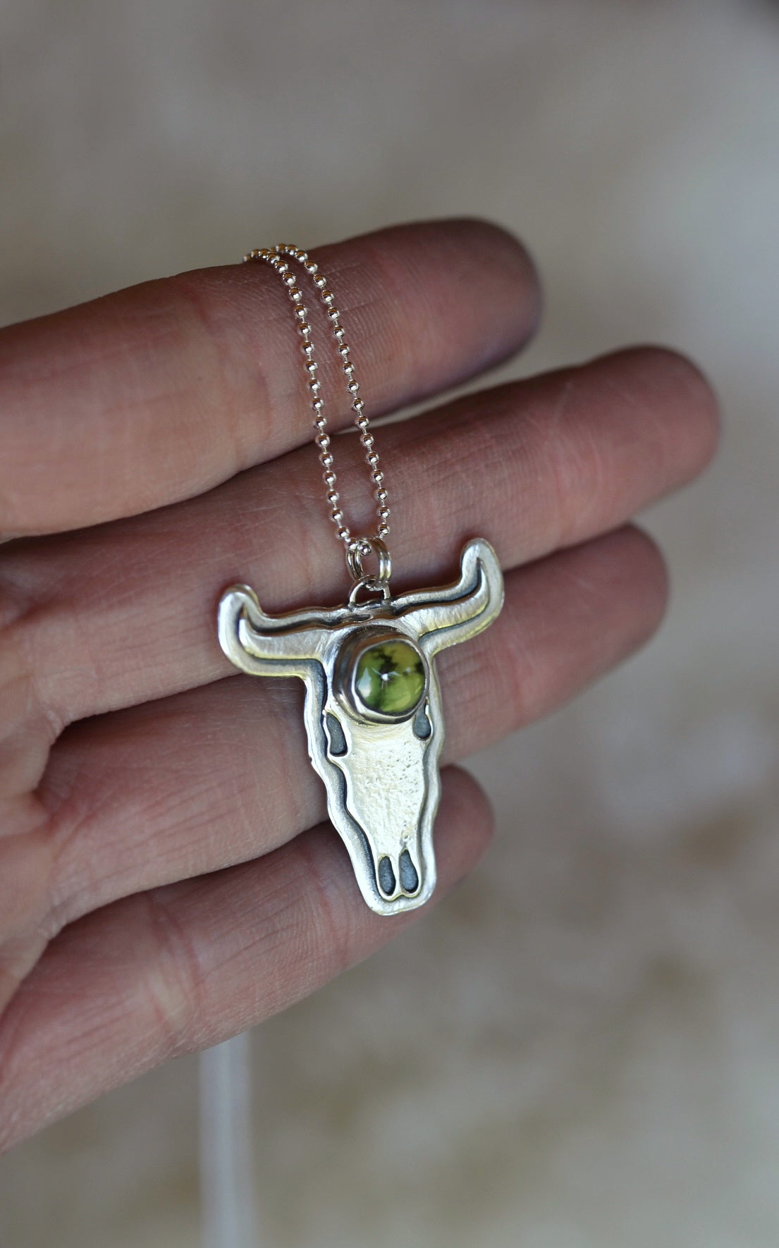 Bull Skull Necklace #46