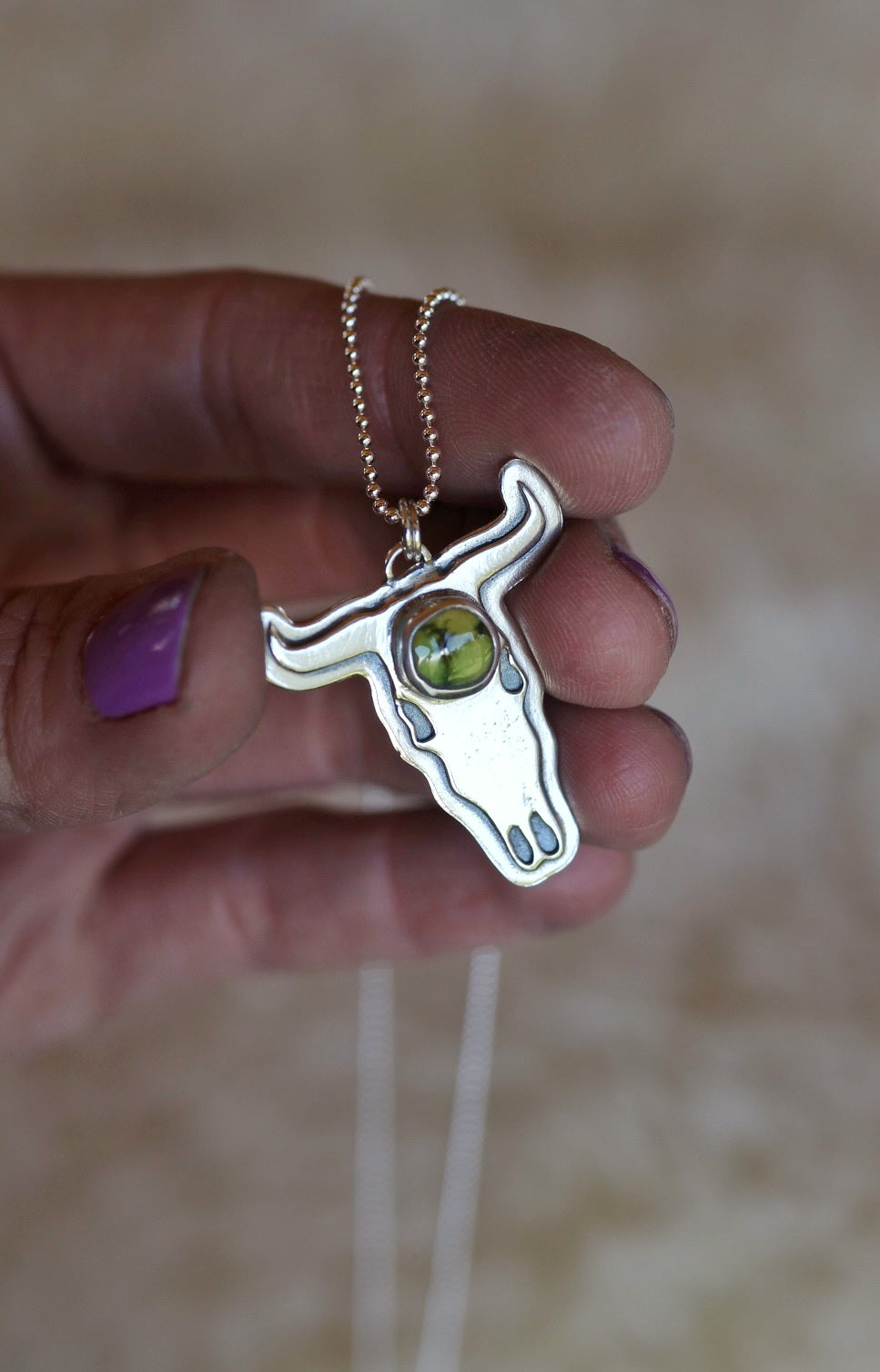 Bull Skull Necklace #46