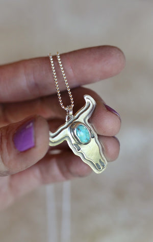 Bull Skull Necklace #49