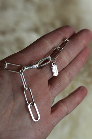 Paperclip Chain 18"