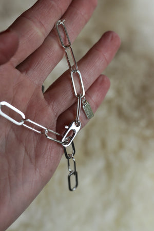 Herringbone & Paperclip Chain Set