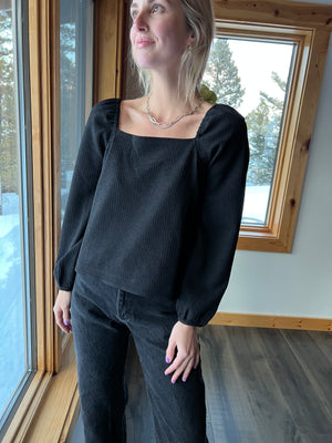 70: Black Madewell Top
