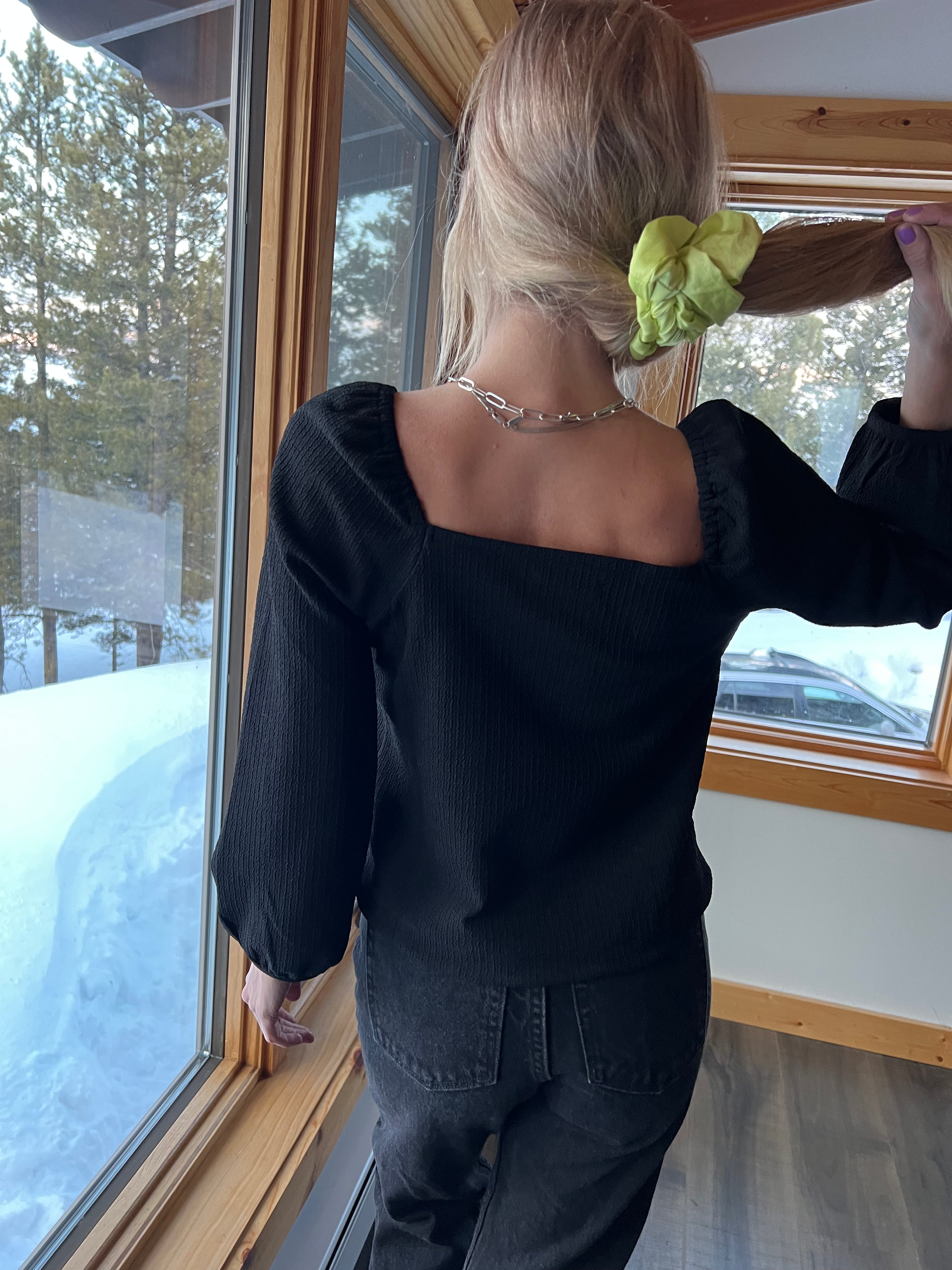70: Black Madewell Top