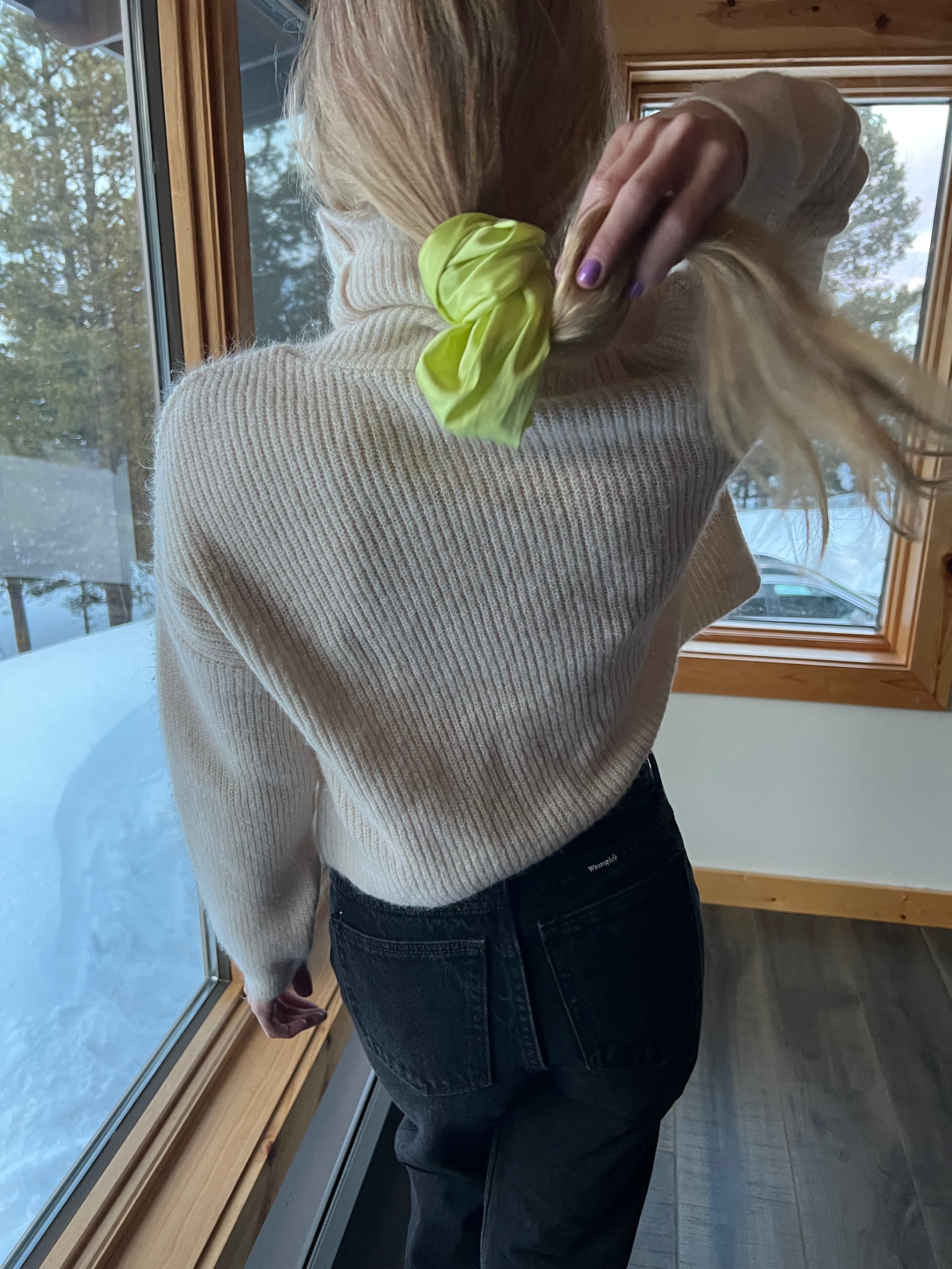 75: Cream Turtleneck